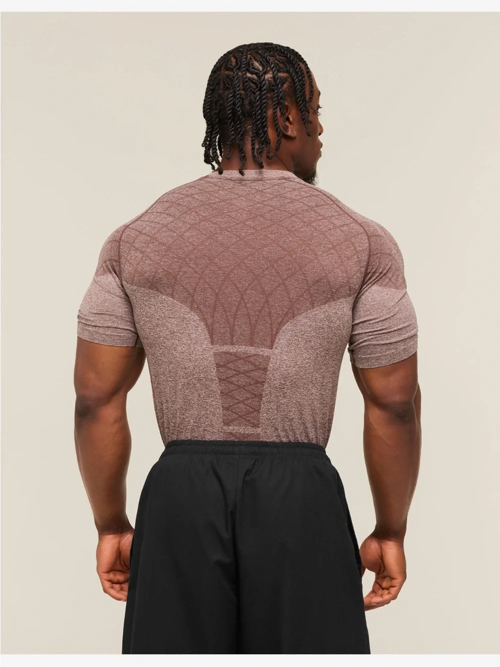 Gymshark Devant Seamless T-Shirt Brown